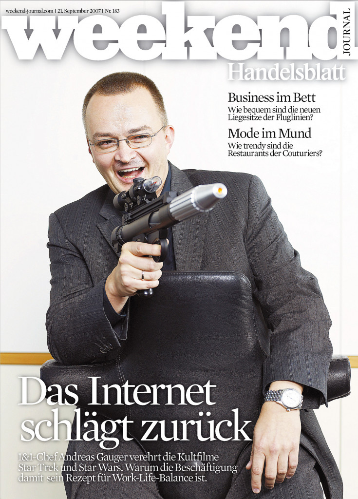 Handelsblatt weekend journal |Andreas Gauger | 1 & 1 | Editorial | Fotografie | Portrait